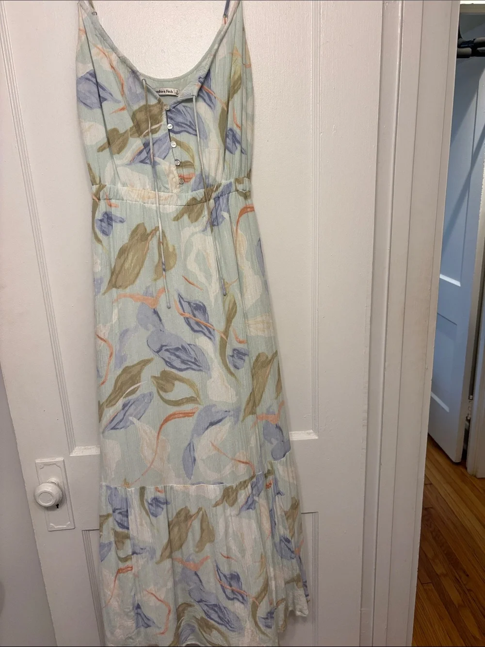 Abercrombie & Fitch Pastel Floral Maxi Dress